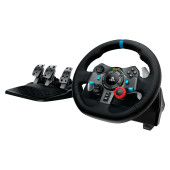 LOGITECH G29 Driving Force Racing Wheel for PlayStation5 and PlayStation4 - BLACK - USB - PLUGCG - W
