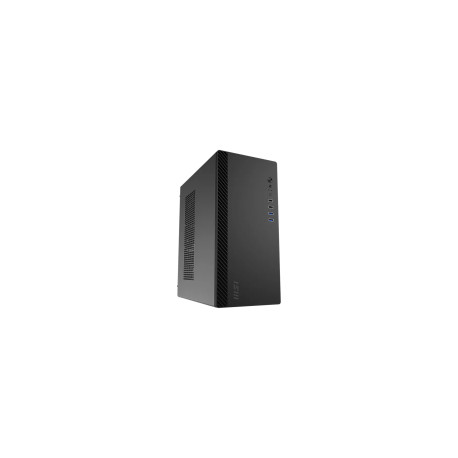 Chassis MSI PRO SHIELD M100P, Mini Tower, mATX, 1x 80 mm Preinstalled Fan, 2x USB 3.0, 2x USB 2.0, A