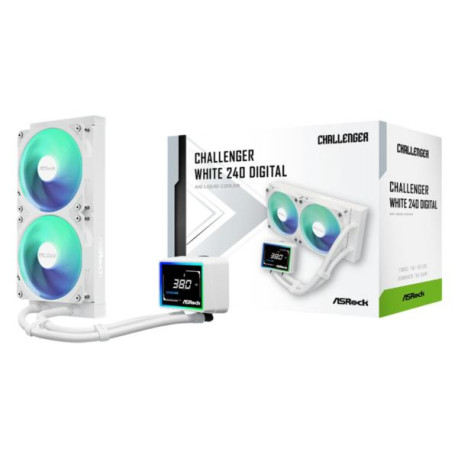 ASRock Challenger White 240 Digital AIO Liquid Cooler