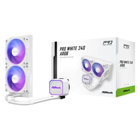 ASRock Pro White 240 ARGB AIO Liquid Cooler