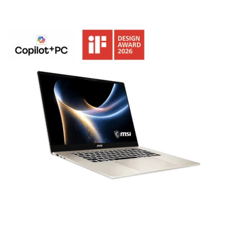 Laptop MSI Prestige 16 AI+ C3MG Core Ultra X9 / 32GB RAM / 2TB SSD / 16"  OLED 2.8K / Intel Arc B390 / Windows 11 Pro (Platin