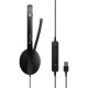 EPOS ADAPT 130T USB II – Mono USB Headset Certified for Microsoft Teams