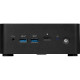 Mini desktop MSI Cubi NUC 1MG-014BEU Core 3 / 8GB DDR5/ 512 GB SSD/ Wi-Fi 6E + BT / 2x2.5Gbps/ Windows 11 Home / black