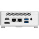 Mini desktop PC MSI Cubi 5 1M-439BEU barebone Core 5 / WiFi 6E + BT 5.3 / 1x2.5Gbps + 1x1Gbps (white)