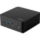 Mini desktop MSI Cubi NUC 1MG-244BEU barebone Core 3 / Wi-Fi 6E + BT / 2x2.5Gbps (black)