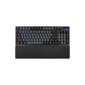 Tipkovnica ASUS ROG Azoth 96 HE Wireless, ROG HFX V2 Analog, PBT, OLED, RGB, USB, US