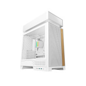 Računalniško ohišje DeepCool CL6600 WH, AIO 360mm, ATX, Midi-Tower, ARGB, kaljeno steklo, belo