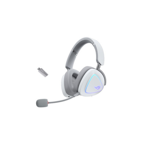 Slušalke ASUS ROG Delta II, Wireless, Bluetooth, bele