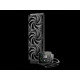 Komplet za tekočinsko hlajenje AIO Liquid Cooler DeepCool SPARTACUS 360, 360mm, LCD, črn