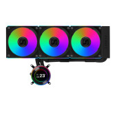 Komplet za tekočinsko hlajenje AIO Liquid Cooler Lian Li HydroShift II LCD-C 360CL, črn