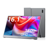Prenosni monitor 16.1'' (41 cm) QHD IPS 180Hz, mHDMI, USB-C, zvočniki, ovitek, ARZOPA Z3FC
