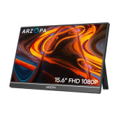 Prenosni monitor 15.6'' (40 cm) FullHD IPS 60Hz, Touch, mHDMI, USB-C, zvočniki, ARZOPA A1T