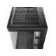 Računalniško ohišje DeepCool CG590U 5F, ATX, Midi-Tower, ARGB, ukrivljeno kaljeno steklo, črno