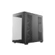 Računalniško ohišje DeepCool CG590U 5F, ATX, Midi-Tower, ARGB, ukrivljeno kaljeno steklo, črno