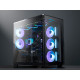 Računalniško ohišje DeepCool CG590U 5F, ATX, Midi-Tower, ARGB, ukrivljeno kaljeno steklo, črno