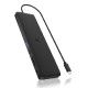 ICY BOX IB-DK2116-C Spajanje USB 3.2 Gen 2 (3.1 Gen 2) Type-C Crno