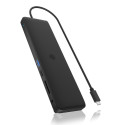ICY BOX IB-DK2116-C Spajanje USB 3.2 Gen 2 (3.1 Gen 2) Type-C Crno