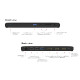 ICY BOX IB-DK2116-C Spajanje USB 3.2 Gen 2 (3.1 Gen 2) Type-C Crno