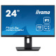 IIYAMA 24" XUB2492QSU-B1 (23.8") QHD (2560×1440) IPS, Pivot, 100Hz, 0.5ms, 300cd/m2, HDMI/DP, 3×USB3.2/USB-C, zvučnici