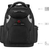 Wenger ruksak Tool Backpack Pro sa pretincom za alat (bez alata) i prijenosnik do 17", crni