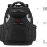 Wenger ruksak Tool Backpack Pro sa pretincom za alat (bez alata) i prijenosnik do 17", crni