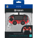 NACON PS4 TRANSPARENTEN ŽIČNI IGRALNI PLOŠČEK, RDEČ