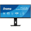 IIYAMA 34" XUB3493WQSU-B6 UWQHD (3440×1440) IPS 21:9, 120Hz, 400cd/m2, 1000:1, 1ms, 2×HDMI/DP, 2×USB-C/2×USB-A, HAS 150mm, zv