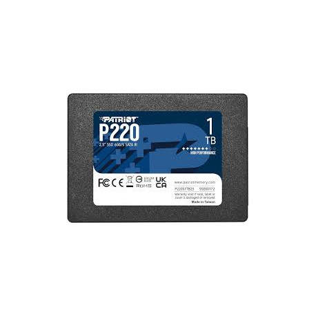 Patriot P220 1TB SATA3 SSD 2.5"