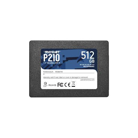 Patriot P210 512GB SATA3 SSD 2.5"