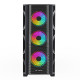 Bit Force GIANT ARGB-TM4 Gaming E-ATX, Full-Tower kućište bez napajanja, crno