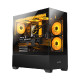 Bit Force SPARK ARGB-TG3 Midi Tower ARGB Gaming PC ATX kućište bez napajanja, crno
