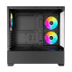 Bit Force SPARK ARGB-TG3 Midi Tower ARGB Gaming PC ATX kućište bez napajanja, crno