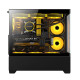 Bit Force SPARK ARGB-TG3 Midi Tower ARGB Gaming PC ATX kućište bez napajanja, crno