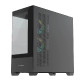 Bit Force SPARK ARGB-TG3 Midi Tower ARGB Gaming PC ATX kućište bez napajanja, crno