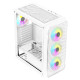 Bit Force SWAN ARGB-4 Gaming Midi Tower ATX kućište bez napajanja, bijelo