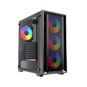 Bit Force VOLTRON ARGB-4 Gaming Midi Tower  ATX kućište bez napajanja, crno