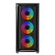 Bit Force VOLTRON ARGB-4 Gaming Midi Tower  ATX kućište bez napajanja, crno