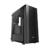 Bit Force GHOST TG-1  Mid Tower ATX kućište bez napajanja, crno