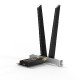 TP-Link BE9300 Archer TBE552E bežični Tri-Band Wi-Fi 7, BT5.4 PCI-E adapter, 5760Mbps/2880Mbps/688Mbps (2.4GHz/5GHz/6GHz), ML