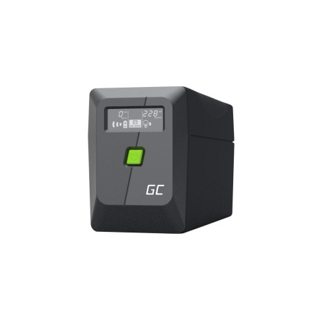 Green Cell UPS (UPSLM360) 650VA/360W, Modified sine wave, Line Interactive AVR, LCD