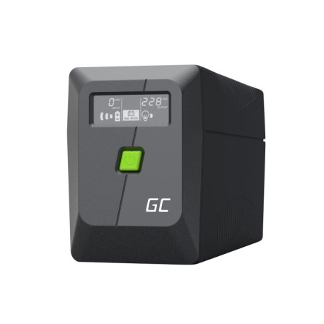 Green Cell UPS (UPSLM480) 850VA/480W, Modified sine wave, Line Interactive AVR, LCD