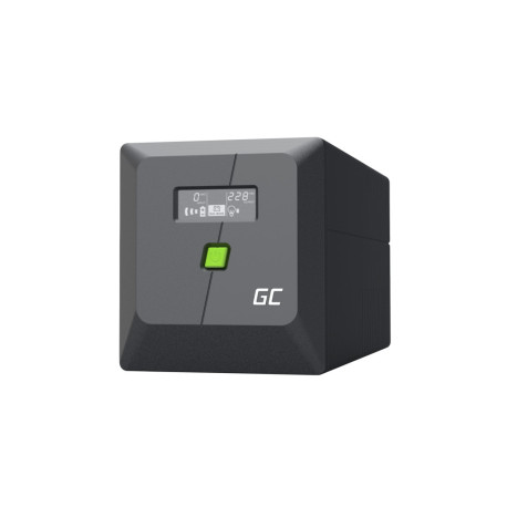 Green Cell UPS (UPSLM600) 1000VA/600W, Modified sine wave, Line Interactive AVR, LCD