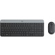 Logitech MK470 Slim bežična tipkovnica+miš, USB, crna (920-009264)