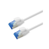 Roline  S/FTP (PiMF) Data Center mrežni kabel, Cat.6A (Class EA), slim, LSOH, tangle free, 0.3m, bijeli