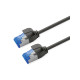 Roline  S/FTP (PiMF) Data Center mrežni kabel, Cat.6A (Class EA), slim, LSOH, tangle free, 3.0m, crni