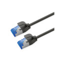 Roline  S/FTP (PiMF) Data Center mrežni kabel, Cat.6A (Class EA), slim, LSOH, tangle free, 5.0m, crni