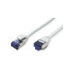 Roline S/FTP (PiMF) Cat.6a Data Center mrežni kabel (Class EA), Slim, LSOH, tangle free, sivi, 0.5m