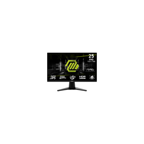 MSI MAG 255F E20, 24.5", Rapid IPS, 1920x1080 (FullHD), 200Hz, 300 Nits, 0.5ms, AMD FreeSync Premium