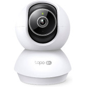 Tapo C250 Pan/Tilt AI Home Security Wi-Fi Camera, 4K 8MP resolution, Smart AI Detection, microSD up