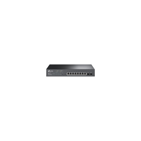 TP-Link SG2210MP Omada 10-Port Gigabit Smart Switch with 8-Port PoE+, 8× G PoE+ ports and 2× G SFP s